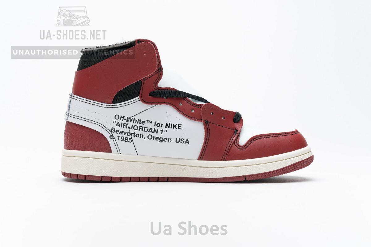 J1 Chicago Offwhite (UA pair) , Women's Fashion, Footwear, Sneakers on  Carousell