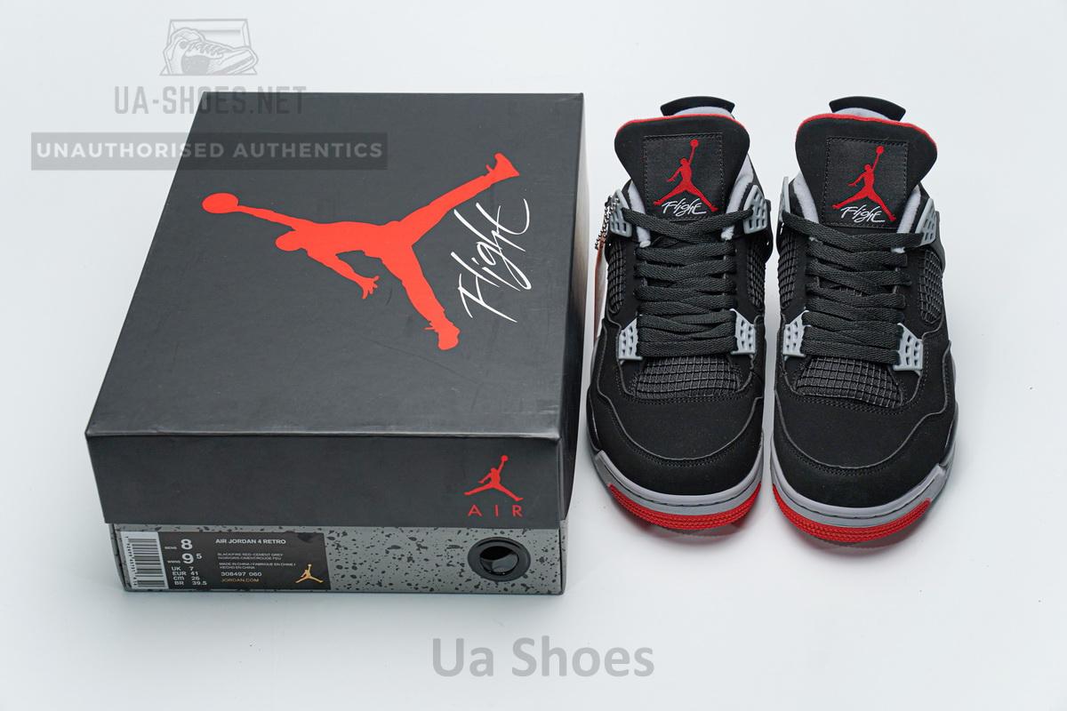 H12 Jordan 4 Retro Bred (2019) - Image 2
