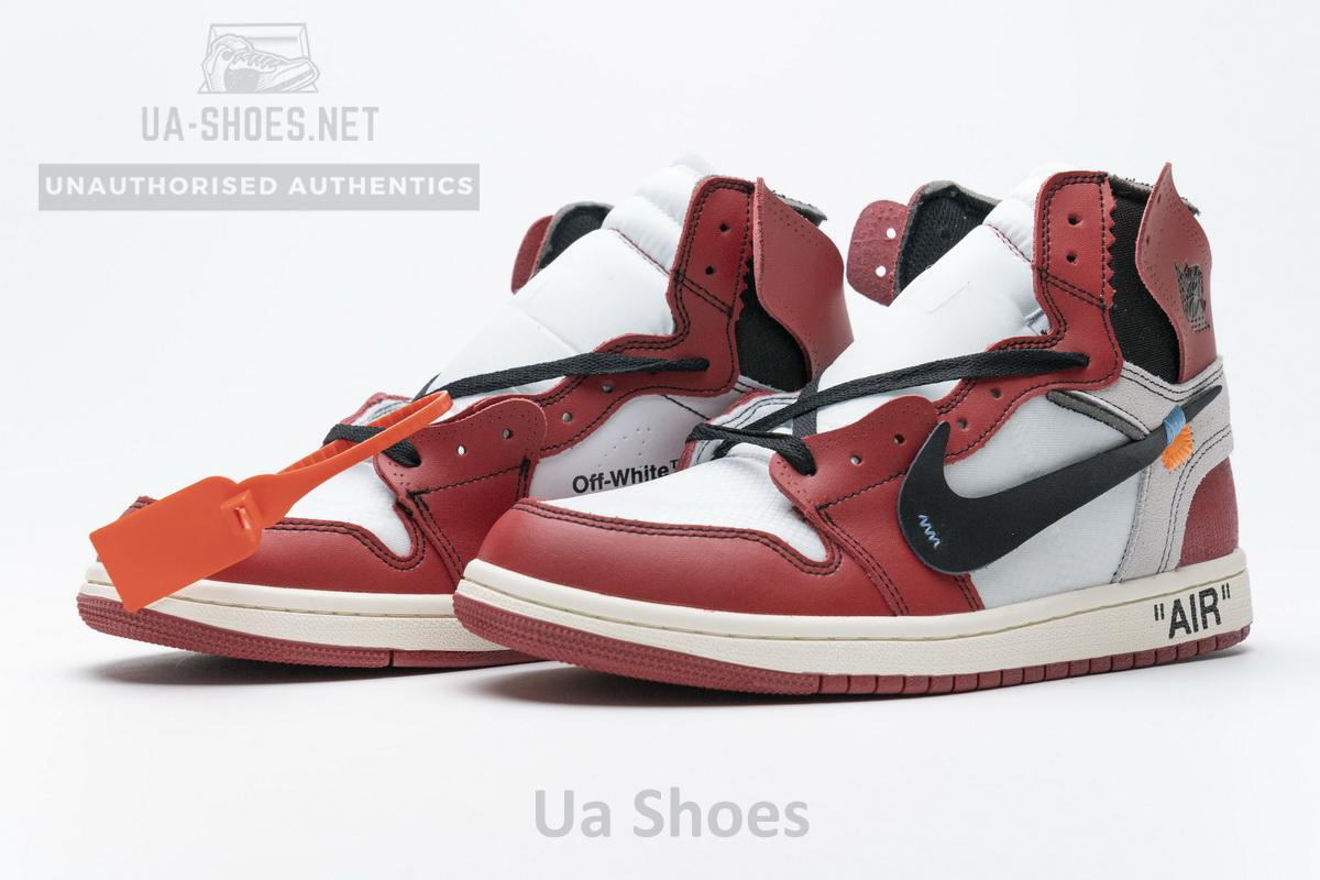 Latest Version Jordan 1 Retro High Off-White Chicago - Image 4