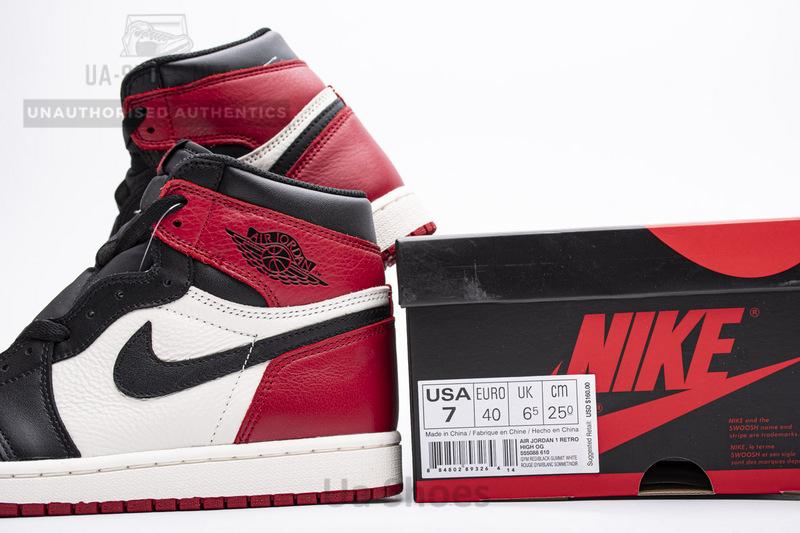 Air Jordan 1 High OG“Bred Toe” - Image 2