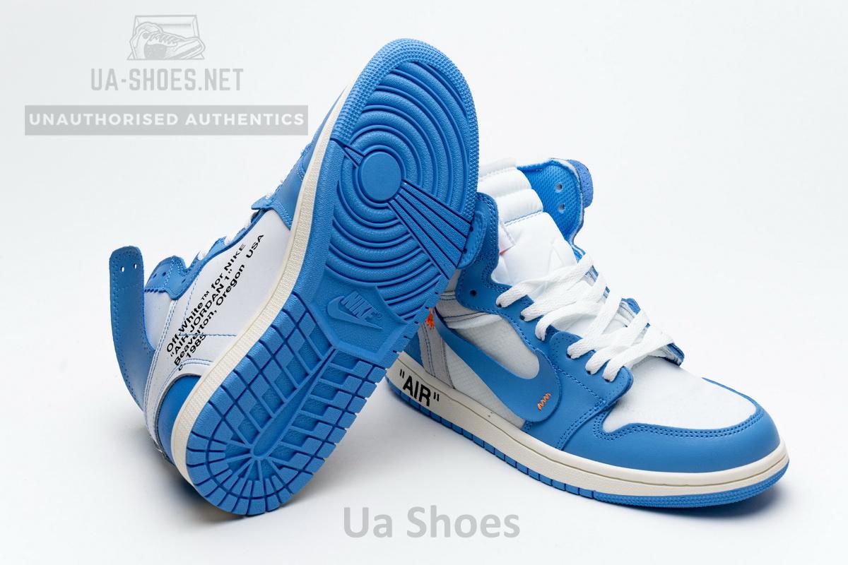 Jordan 1 Retro High Off-White University Blue Update Lace - Image 6