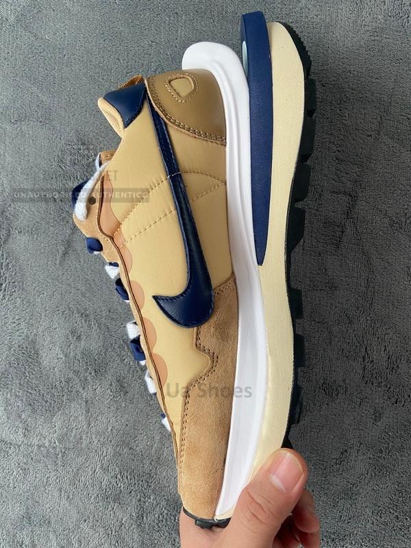 Sacai x Nike VaporWaffle Sesame and Blue Void - Image 6