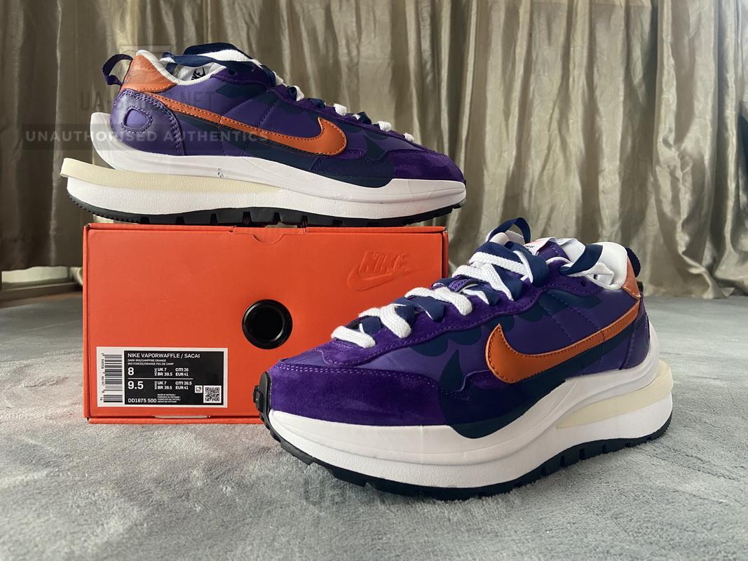 Sacai x Nike VaporWaffle Dark Iris - Image 2