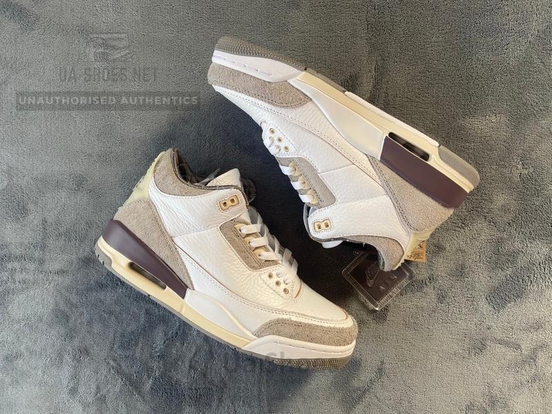 A Ma Maniere x Air Jordan 3 Retro SP Medium Grey - Image 3