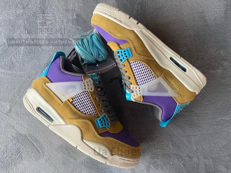 Union LA x Air Jordan 4 Retro SP Desert Moss - Image 3