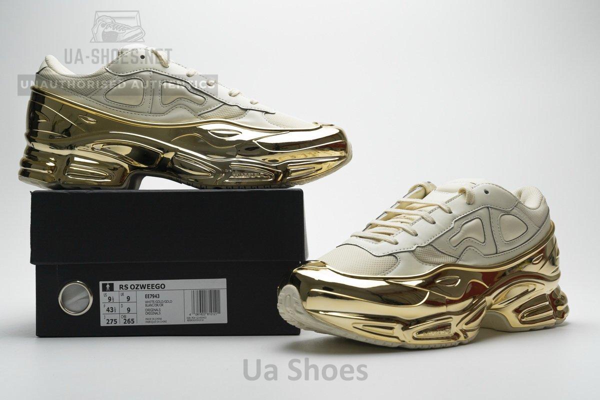 EE7943 adidas X Raf Simons Ozweego White Gold Metallic - Image 6