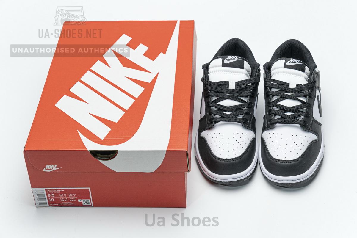 Nike Dunk Low Retro White Black - Image 3