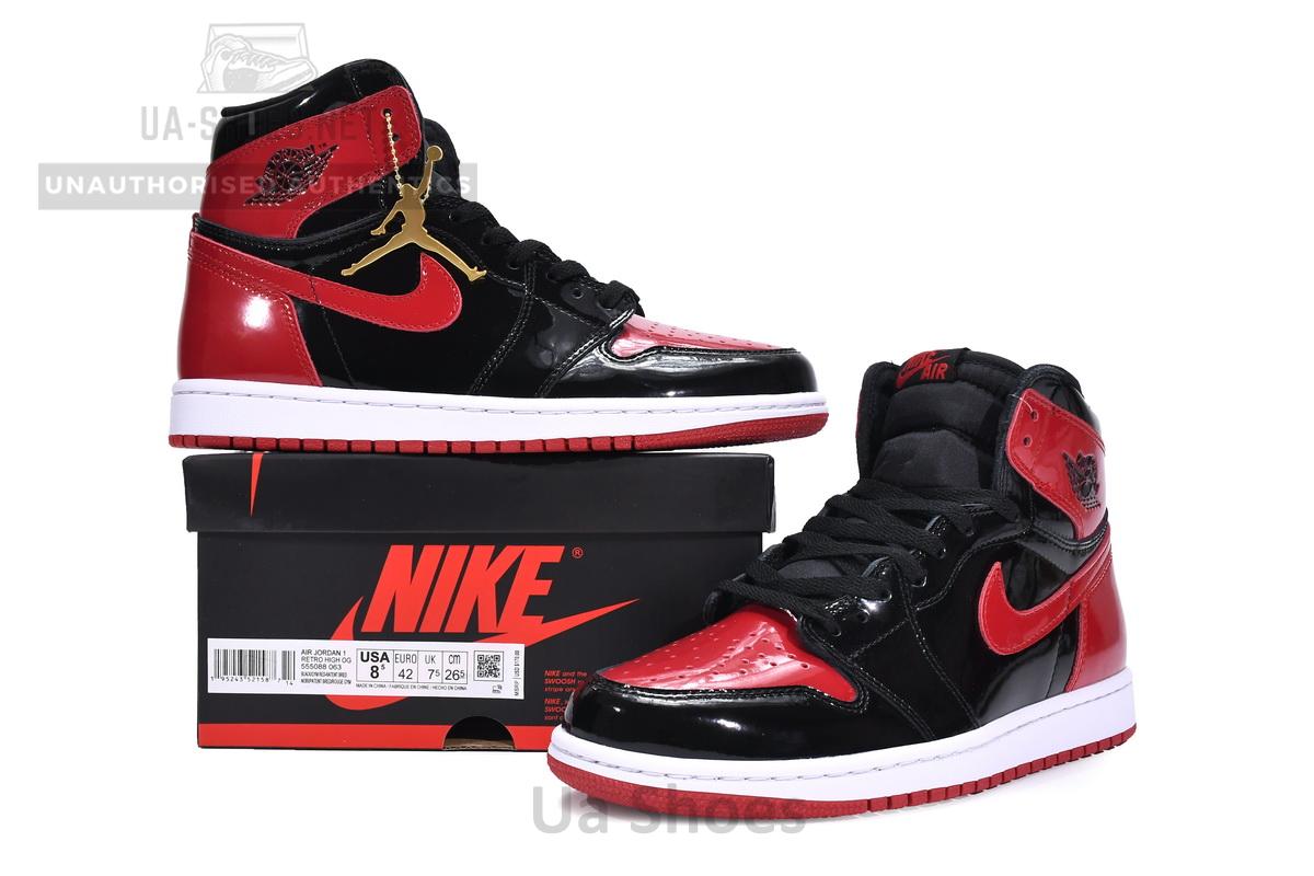 Air Jordan 1 High OG Bred Patent - Image 2