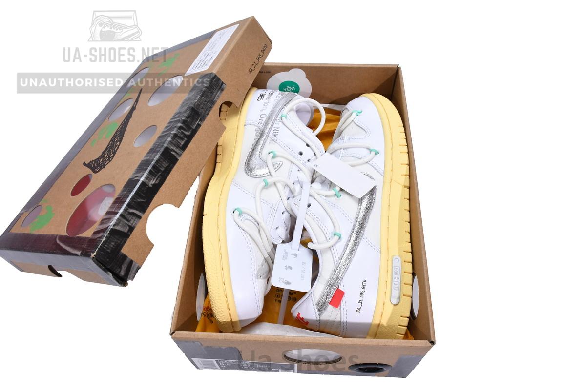 DM1602-127 OFF WHITE x Nike Dunk SB Low The 50 NO.1 - Image 4