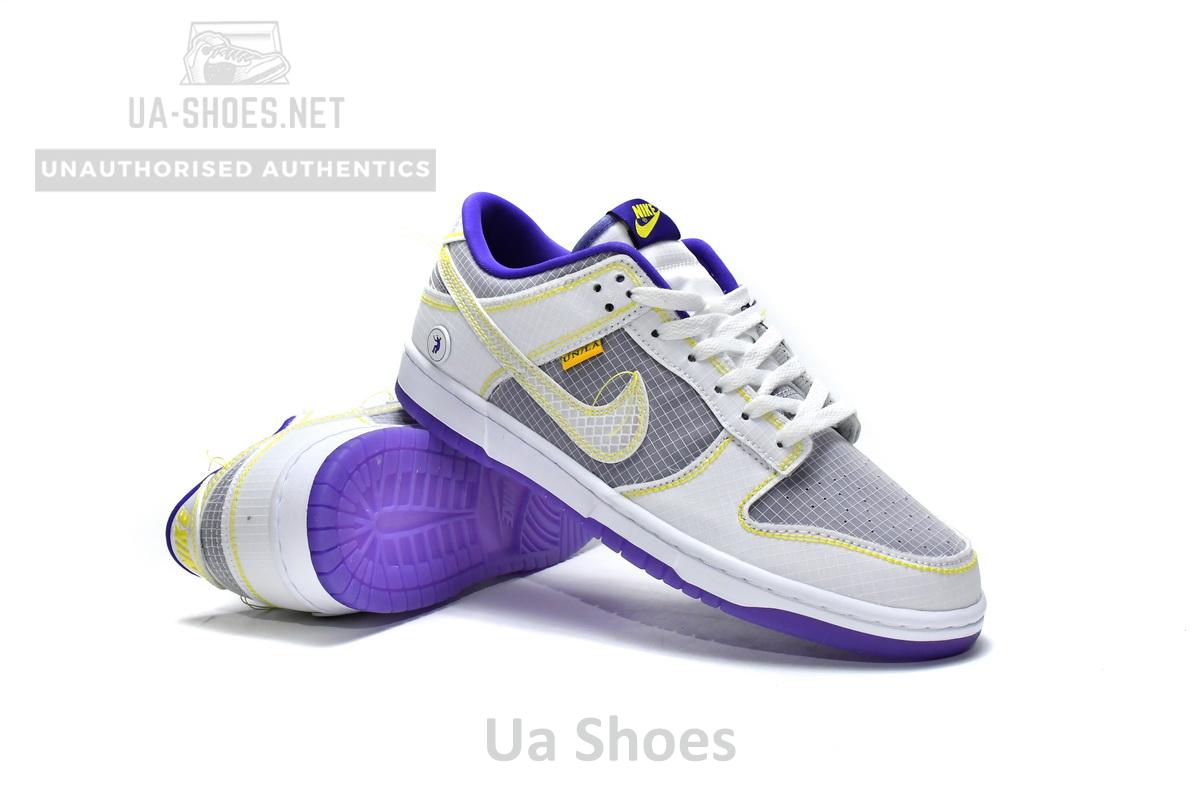 DJ9649-500 Union x Nike Dunk Low Purple Gold - Image 4