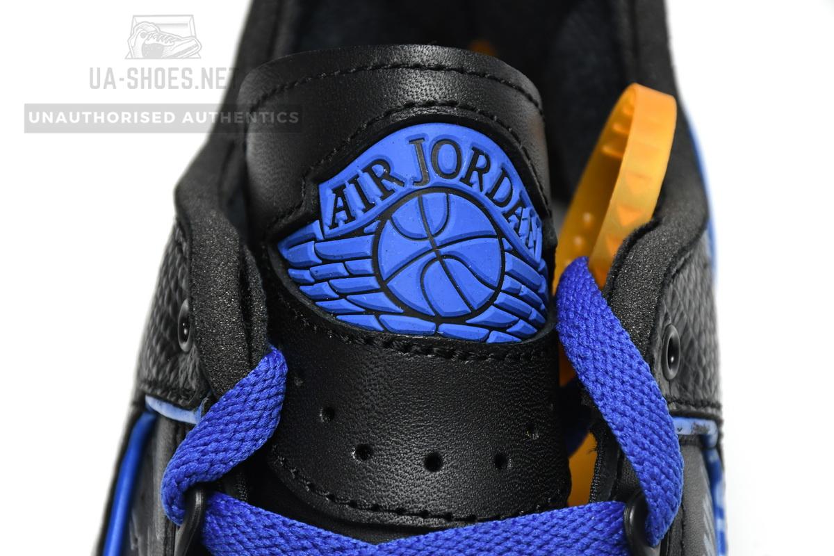 DJ4375-004 Off White x Air Jordan 2 Retro Low SP Black and Varsity Royal - Image 6