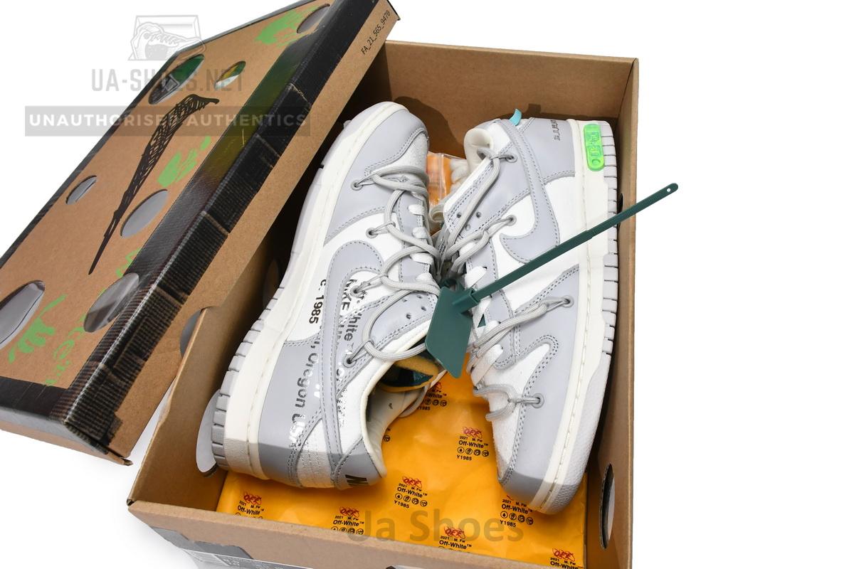 DM1602-117 OFF WHITE x Nike Dunk SB Low The 50 NO.42 - Image 4