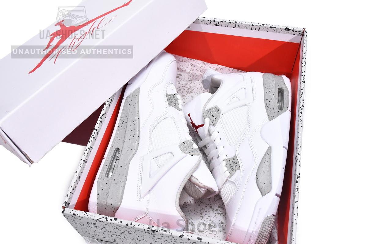 CT8527-100 Air Jordan 4 White Oreo - Image 4