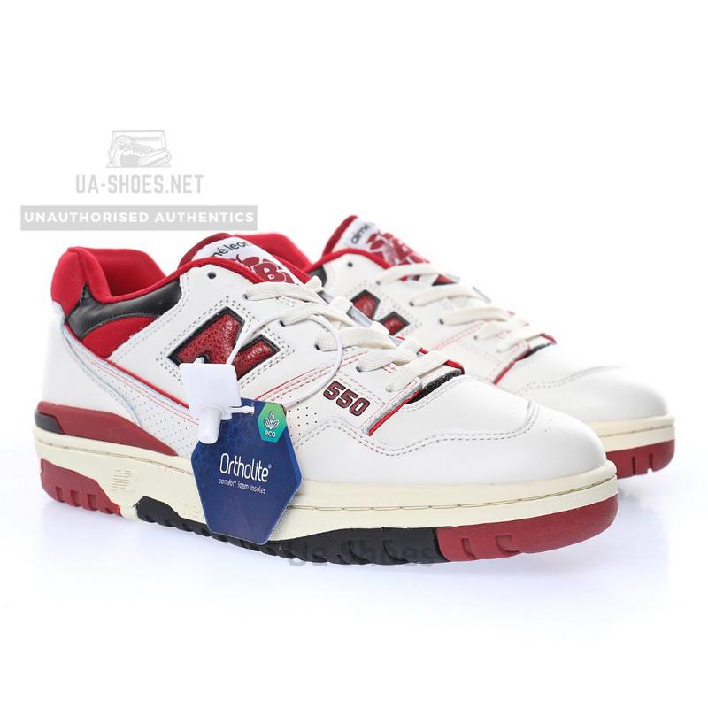 New Balance BB550SE1 White Red - Image 3