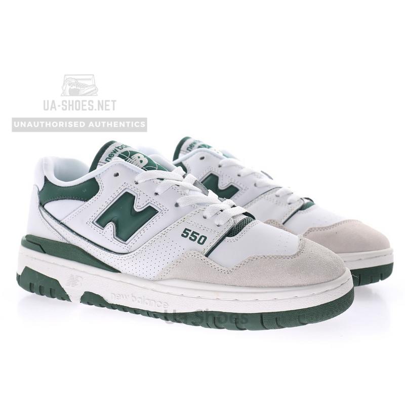 New Balance BB550WT1 White Green Blue - Image 3