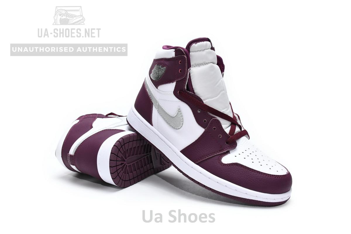 555088-611 Air Jordan 1 High OG Bordeaux - Image 4