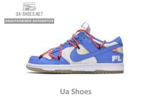 DD0856-403 Off White x Futura x Dunk Low SB UNC