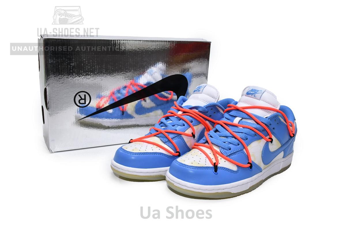 DD0856-403 Off White x Futura x Dunk Low SB UNC - Image 2