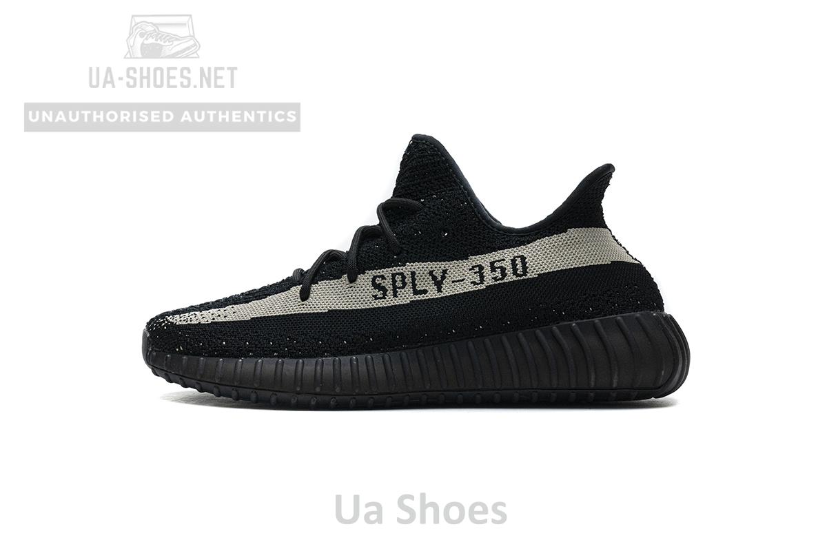 BY1604 Adidas Yeezy Boost 350 V2 Core Black-White Real Boost