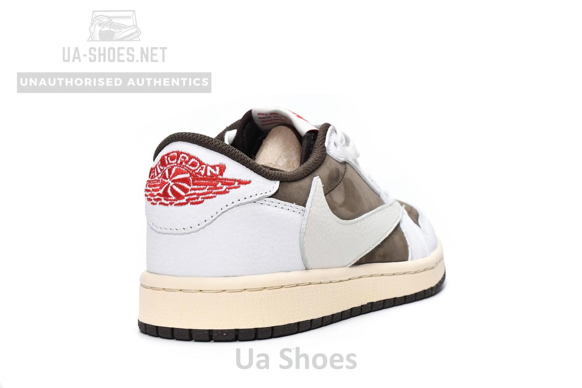 Travis Scott x Air Jordan DM2508-586 1 Low OG - Reverse Mocha - Image 6