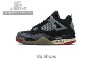 CV9388-001 OFF White x Air Jordan 4 Bred