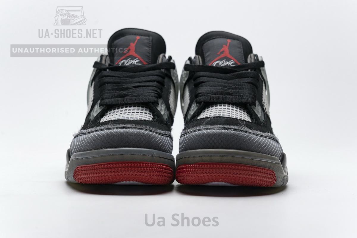 CV9388-001 OFF White x Air Jordan 4 Bred - Image 5