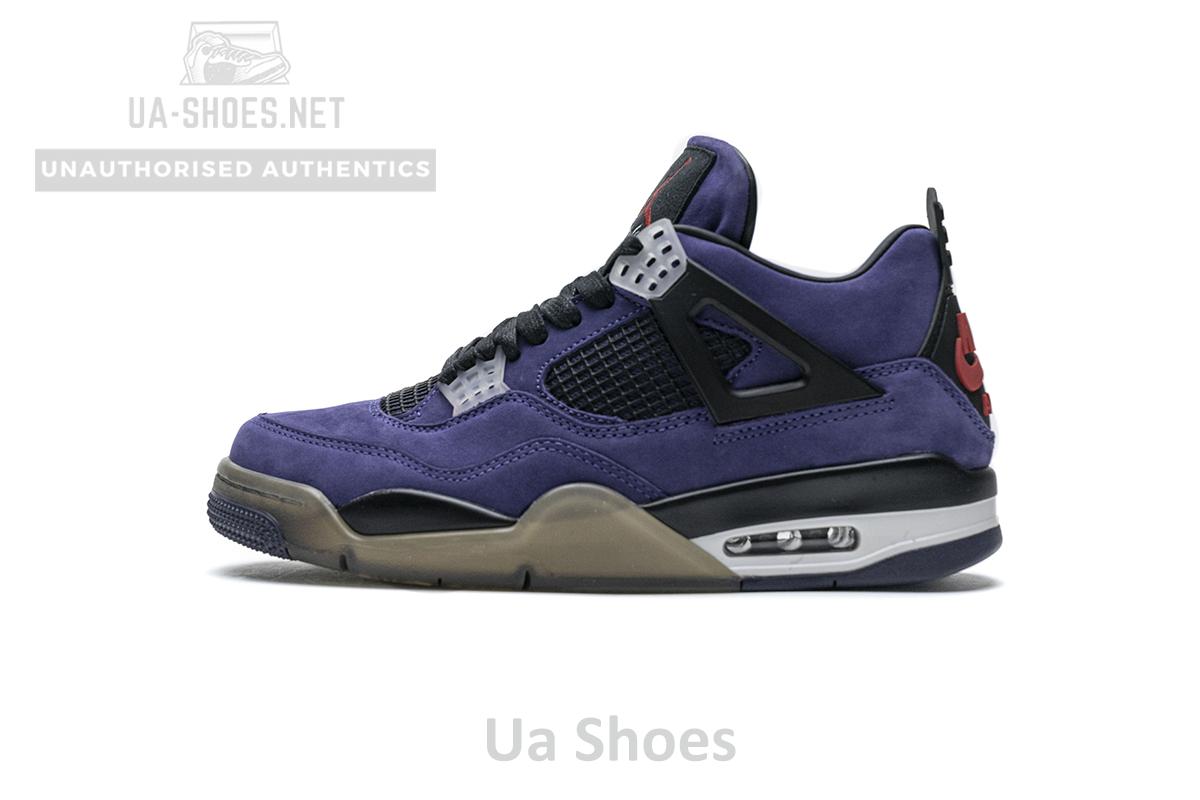AJ4-766302 Travis Scott x Air Jordan 4 Retro Purple