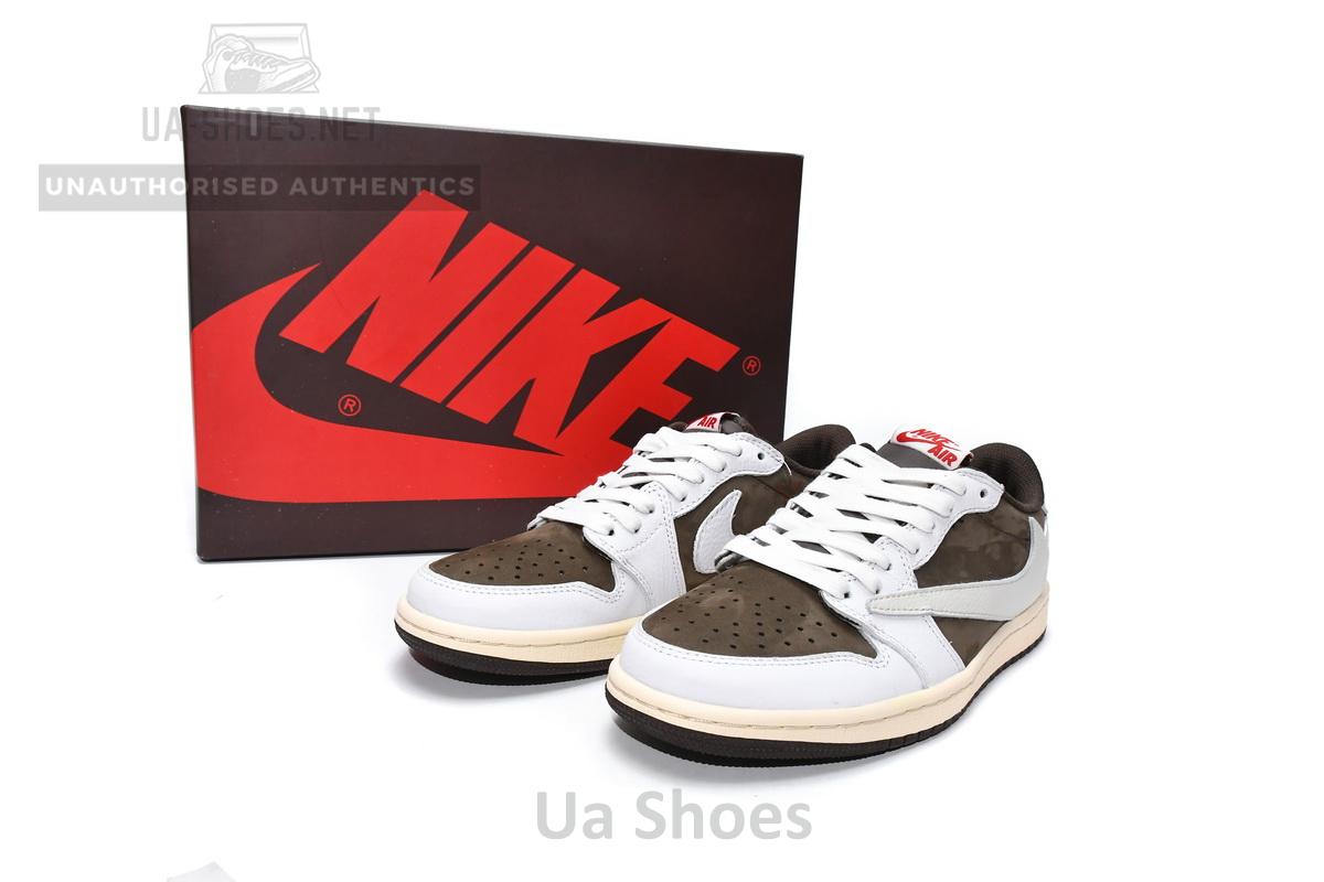 Travis Scott x Air Jordan DM2508-586 1 Low OG - Reverse Mocha - Image 2