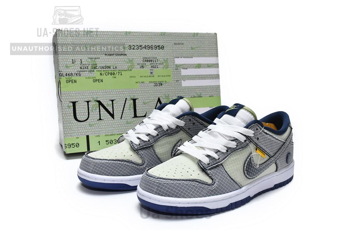 DJ9649-401 Union x Nike Dunk Low Midnight Navy - Image 2