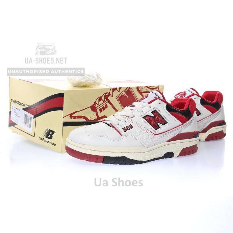 New Balance BB550SE1 White Red - Image 2
