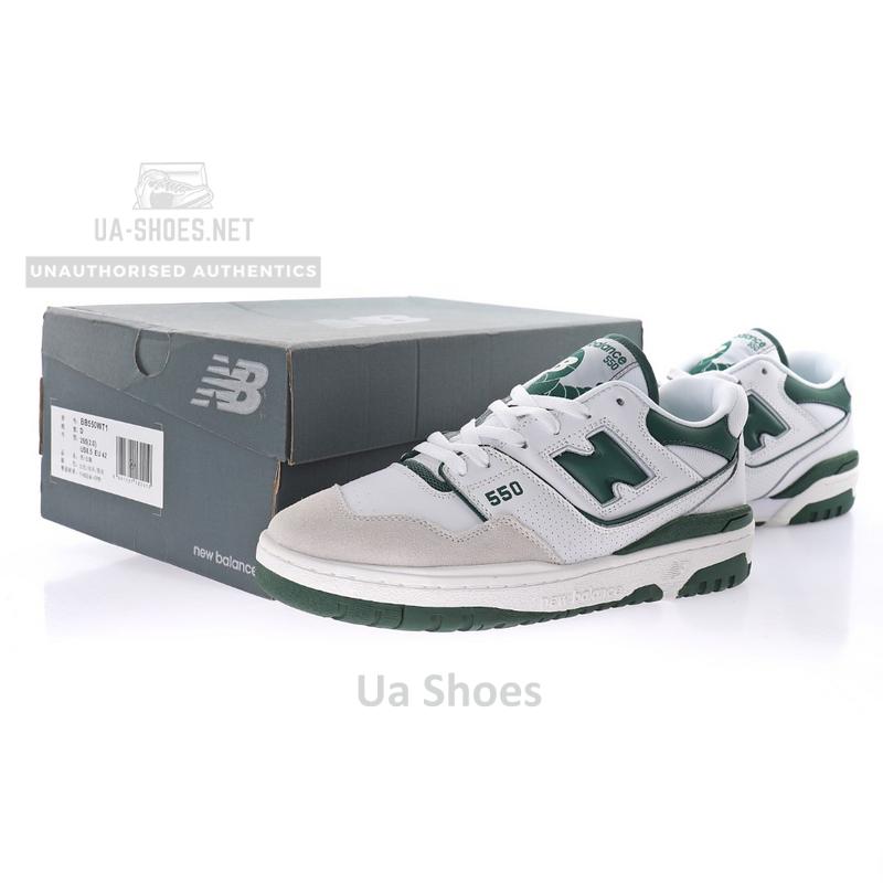 New Balance BB550WT1 White Green Blue - Image 2