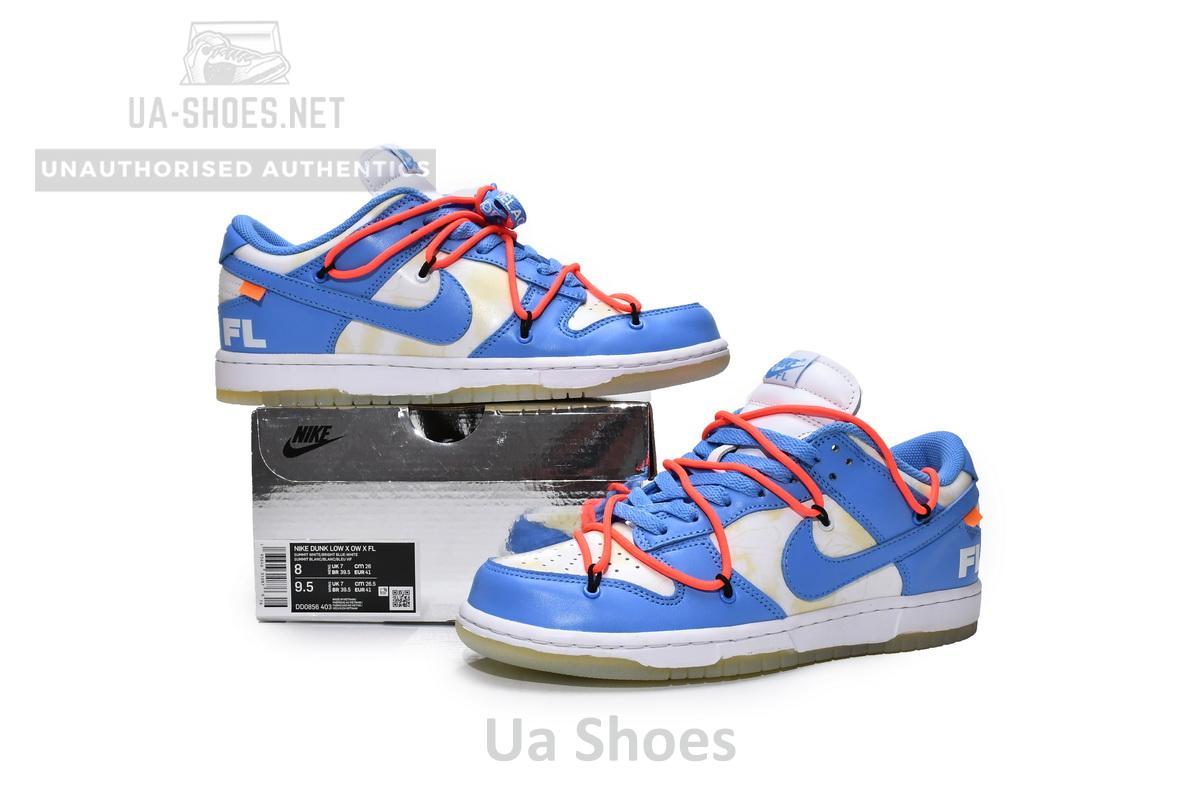 DD0856-403 Off White x Futura x Dunk Low SB UNC - Image 3