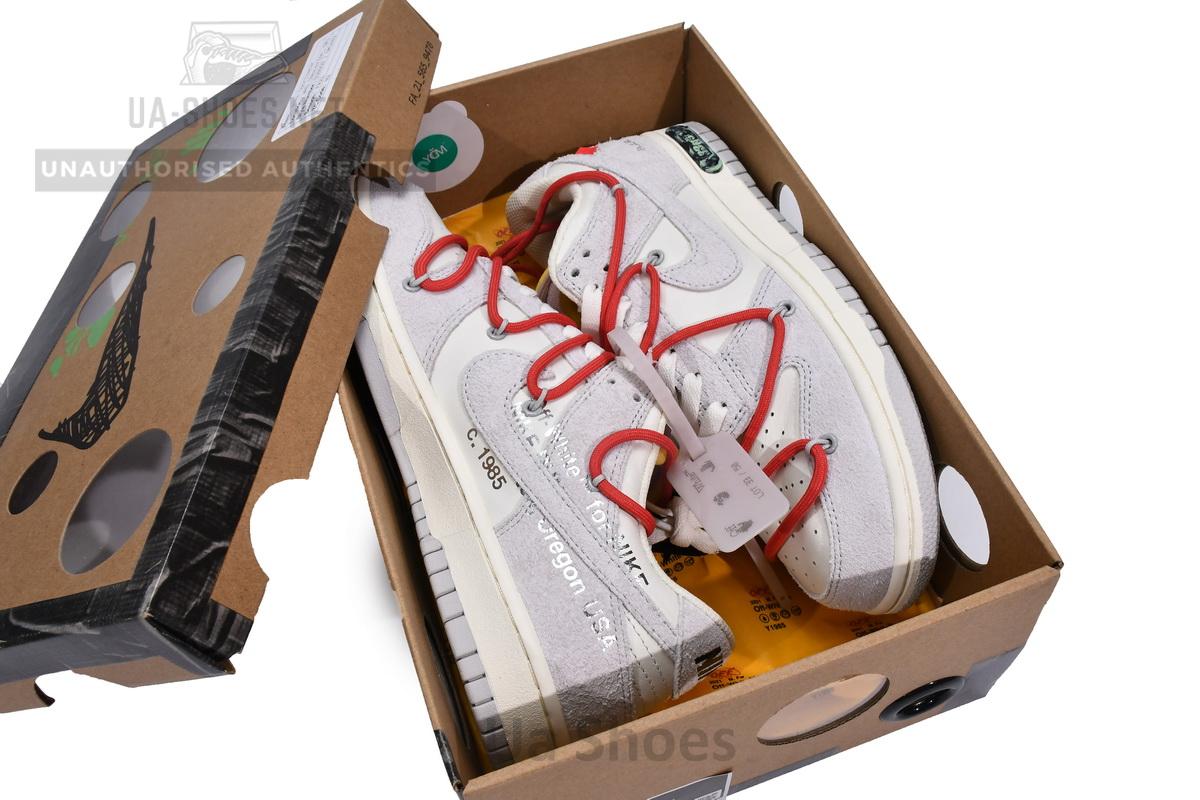 DJ0950-118 OFF WHITE x Nike Dunk SB Low The 50 NO.33 - Image 4