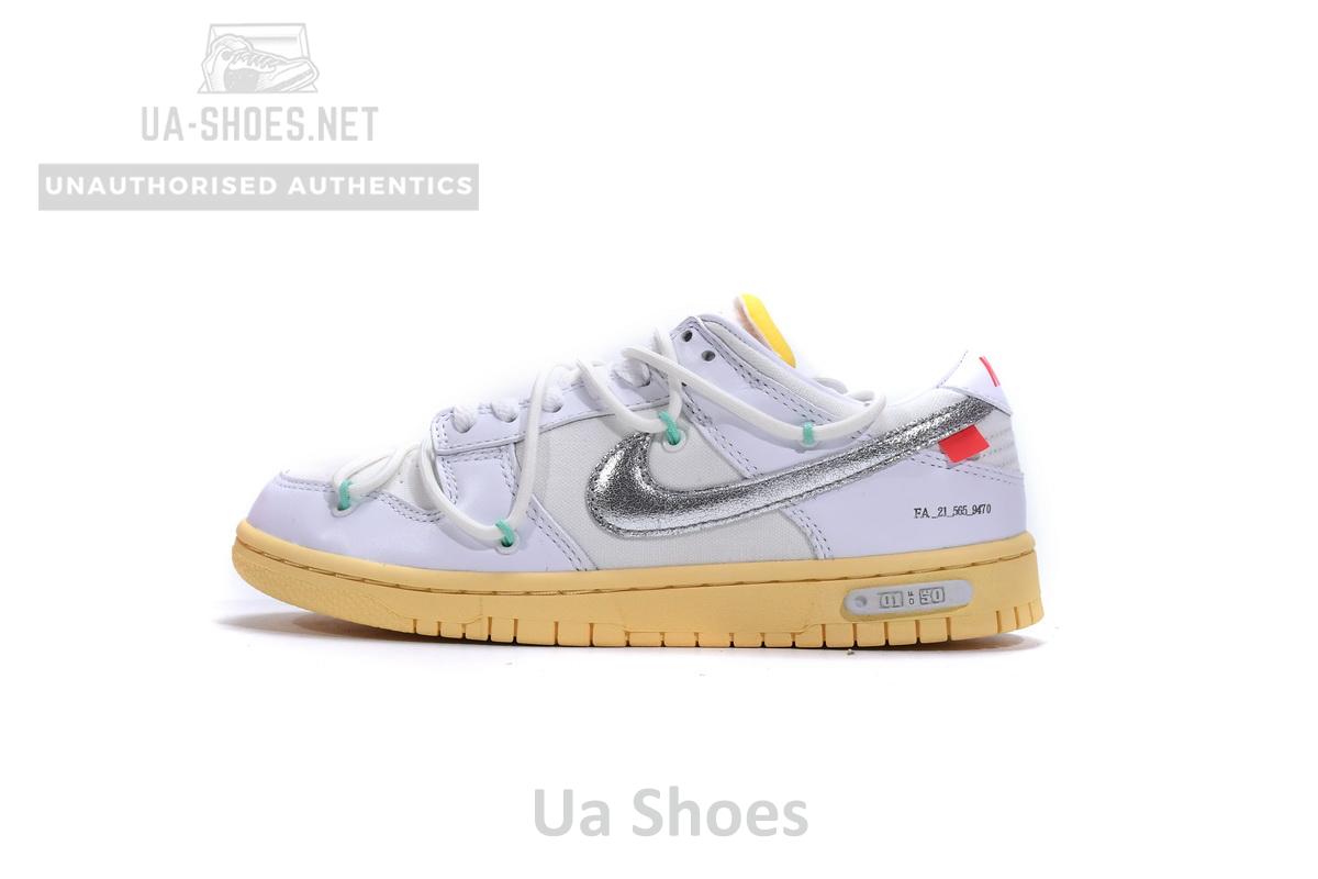 DM1602-127 OFF WHITE x Nike Dunk SB Low The 50 NO.1