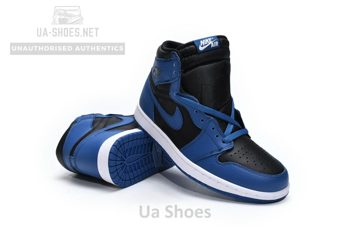 555088-404 Air Jordan 1 High OG Dark Marina Blue - Image 3