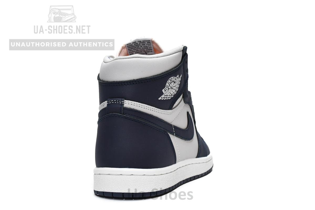 BQ4422-400 Air Jordan 1 High 85 Georgetown College Navy - Image 6