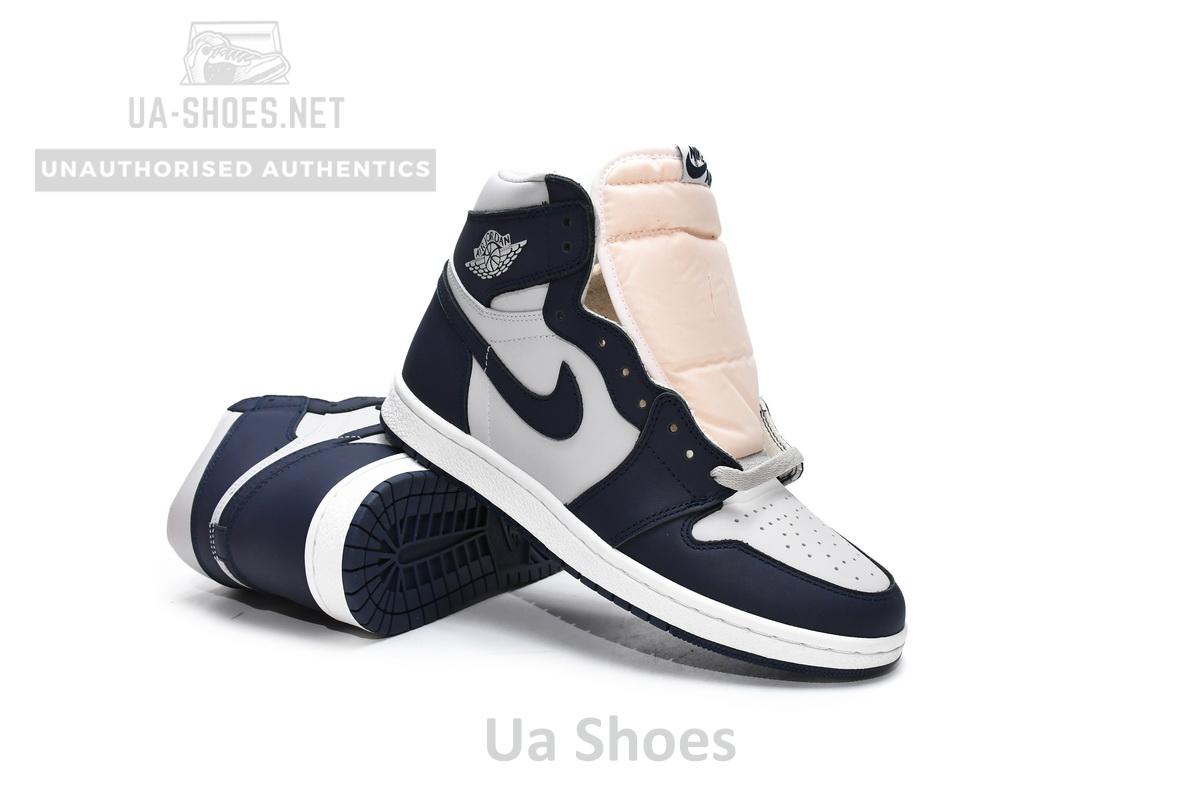 BQ4422-400 Air Jordan 1 High 85 Georgetown College Navy - Image 4