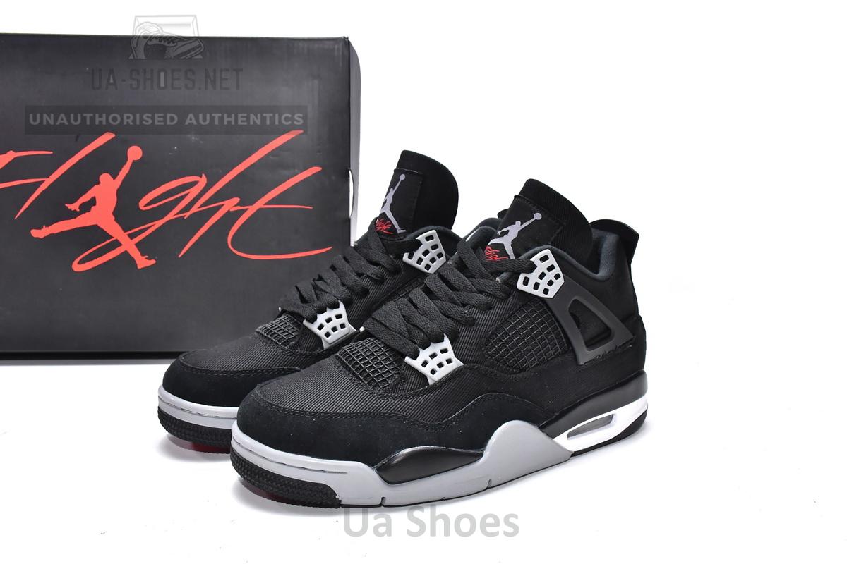 Air Jordan 4 Black Canvas - Image 3