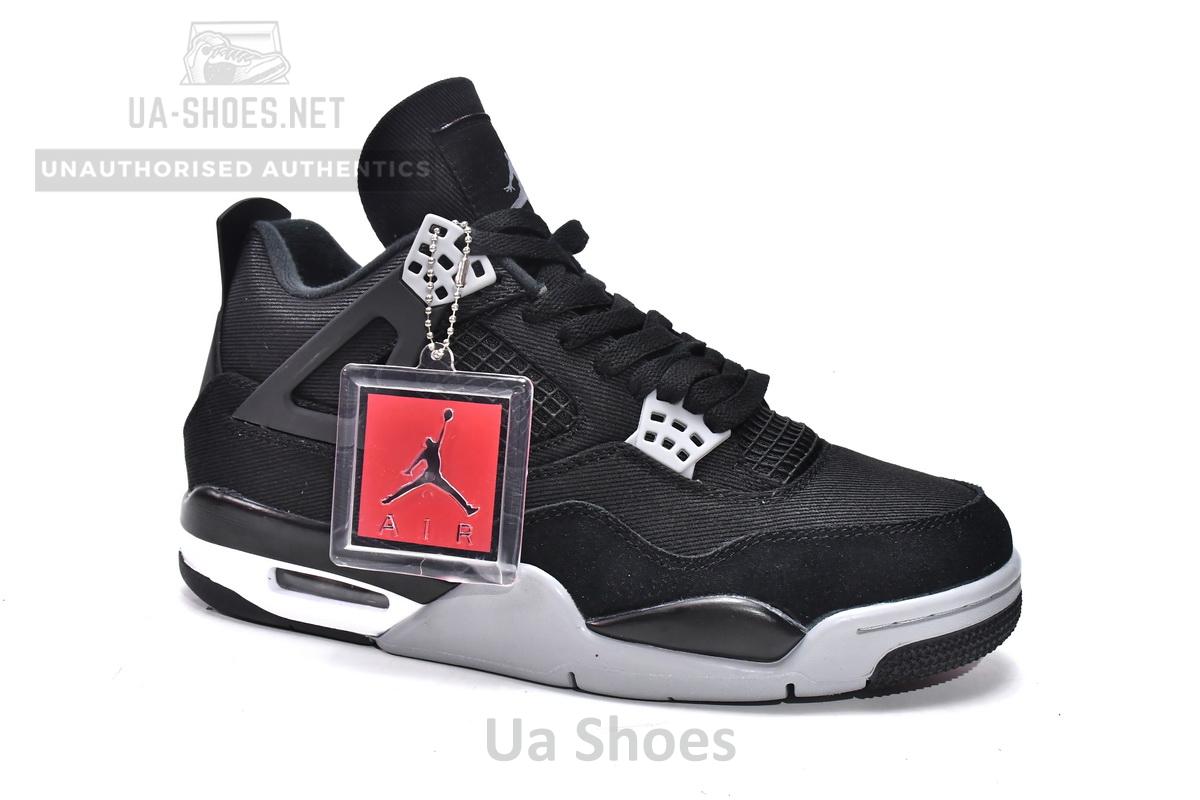Air Jordan 4 Black Canvas - Image 6