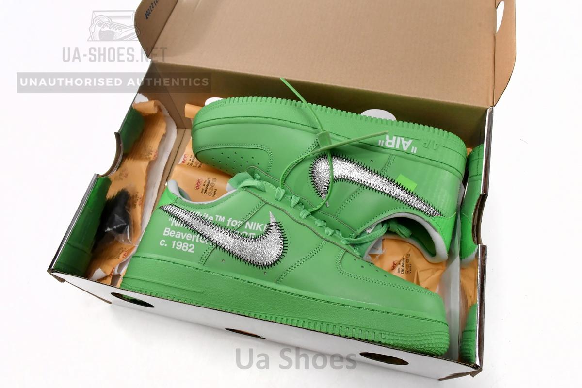 OFF White X Air Force 1 Low Green - Image 3