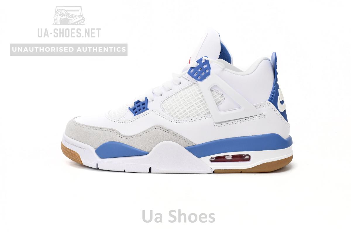 Nike SB x Air Jordan 4 White Blue